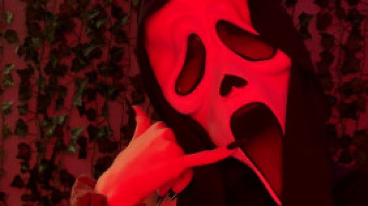 Ghostface Mask Fucking And Cumming