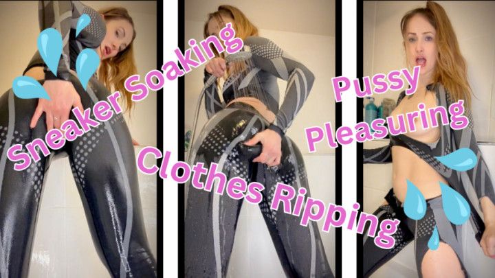 Sneaker Soaking, Leggings Ripping, Pussy Pleasuring