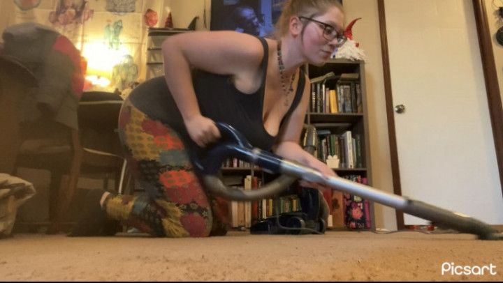 Giantess vacuums while you watch