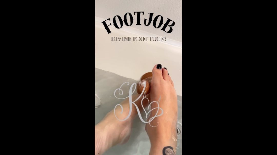 Erotic Femdom Foot Fuck