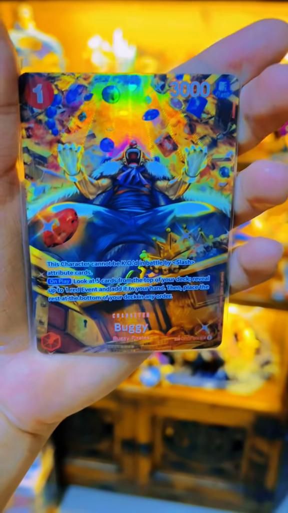 Buggy the Clown One Piece TCG card collection