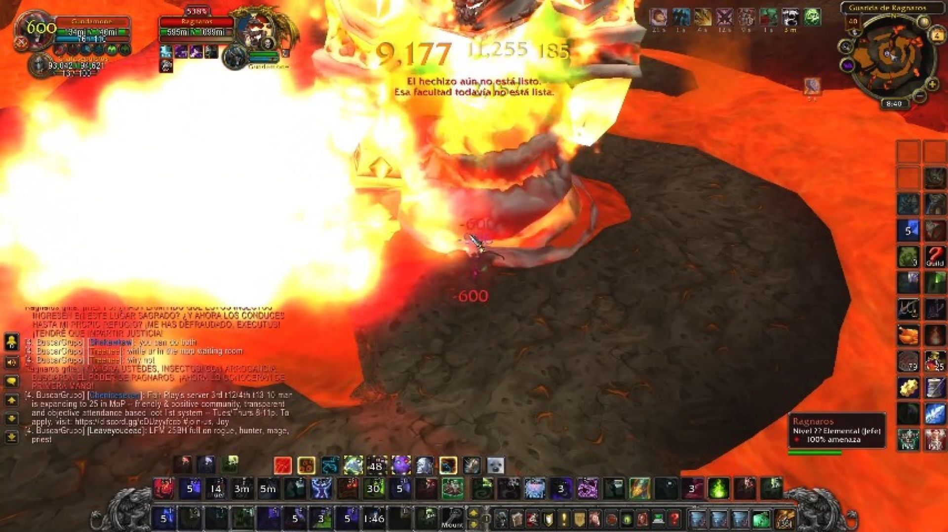 Farming Molten Core with my DK