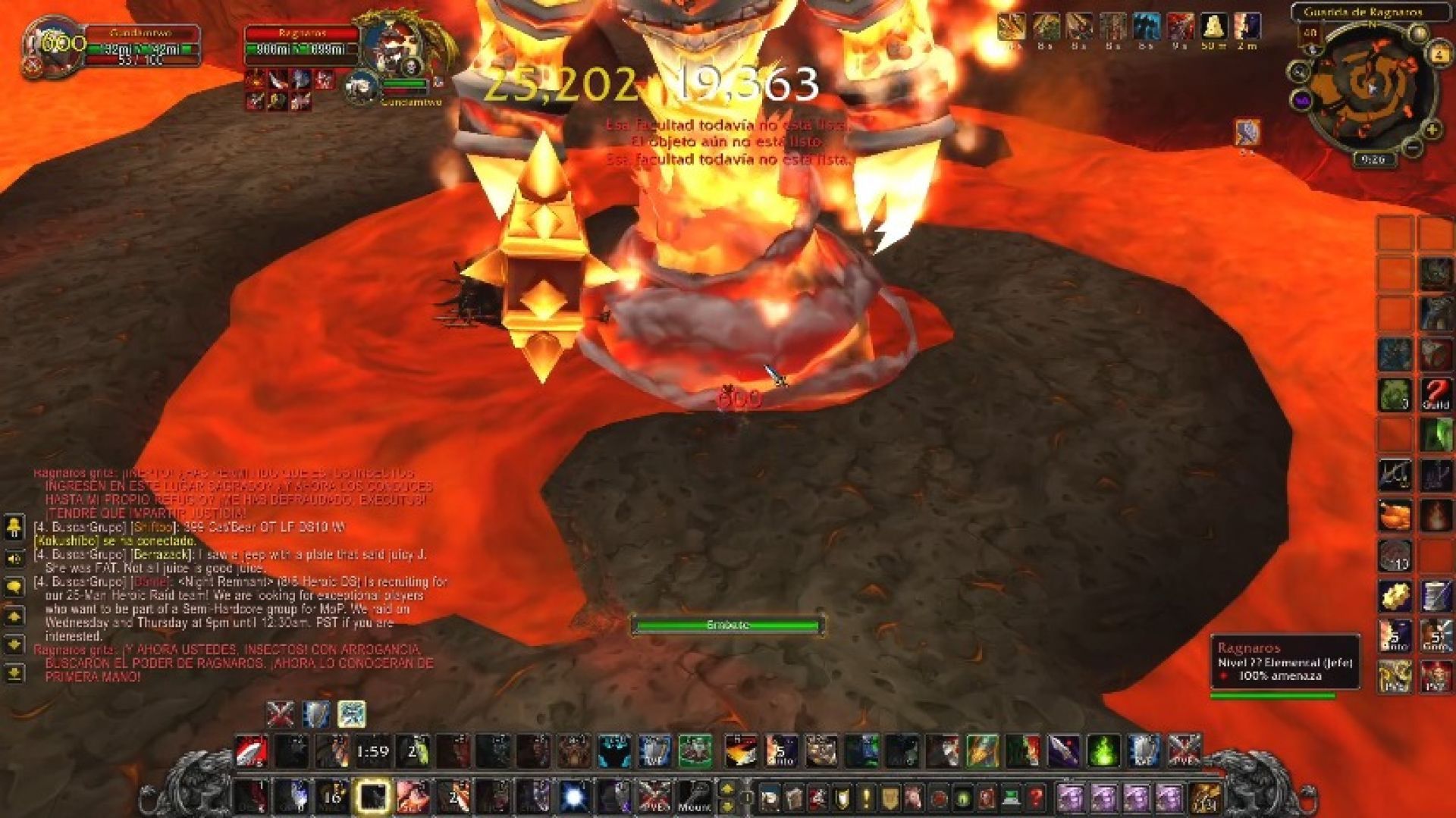 Farming Molten Core with my War