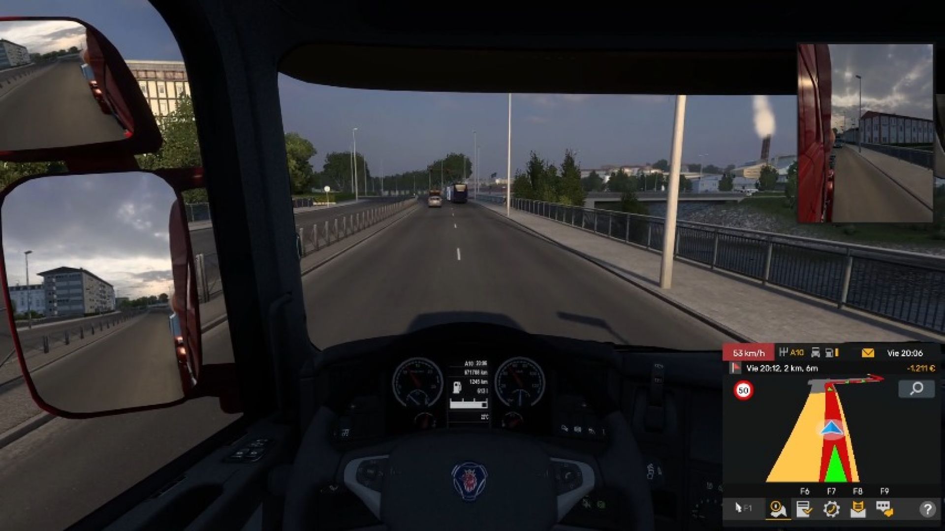 Showing off my truck and my driving skills