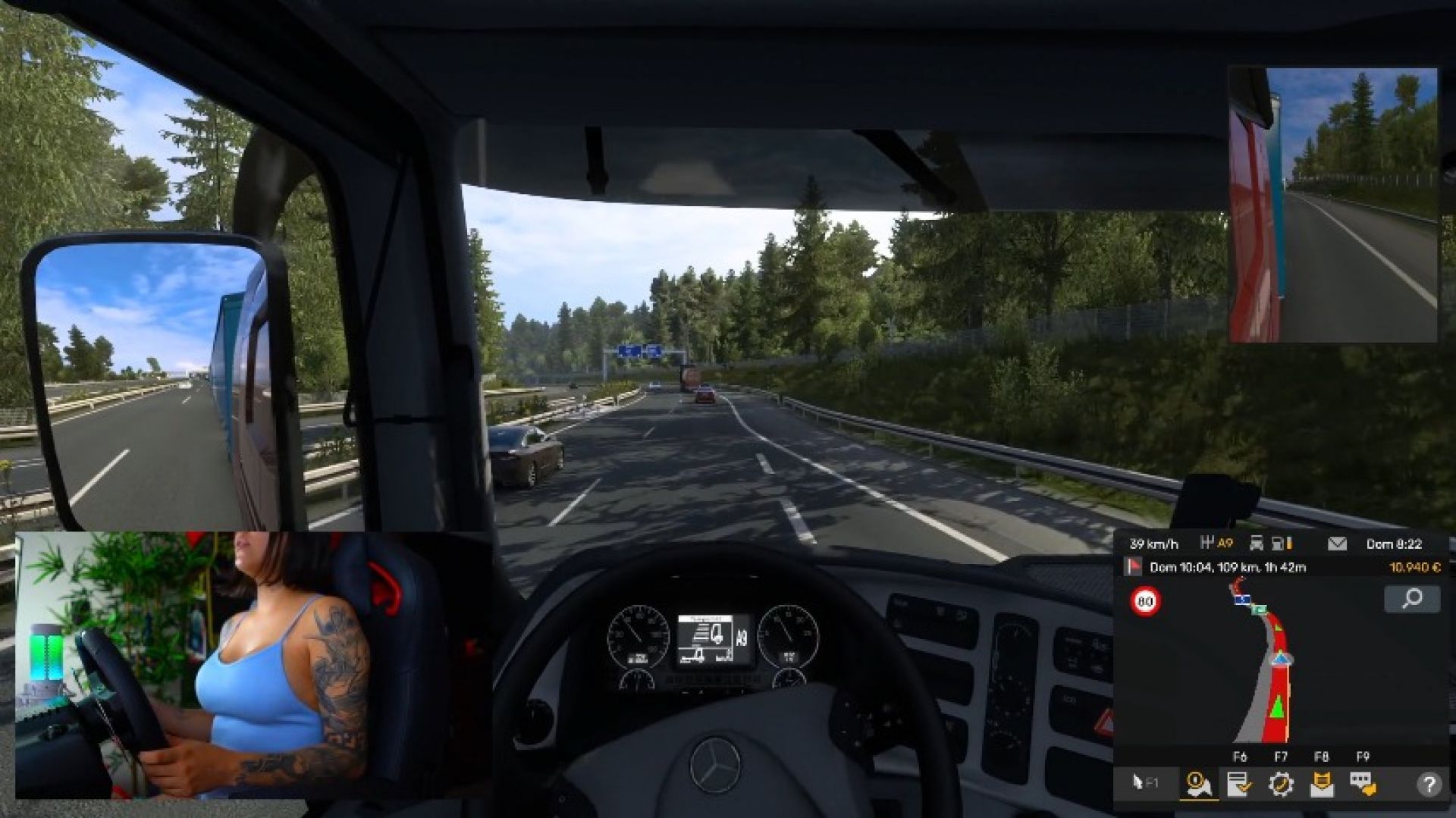 Sexy truck driver delivery