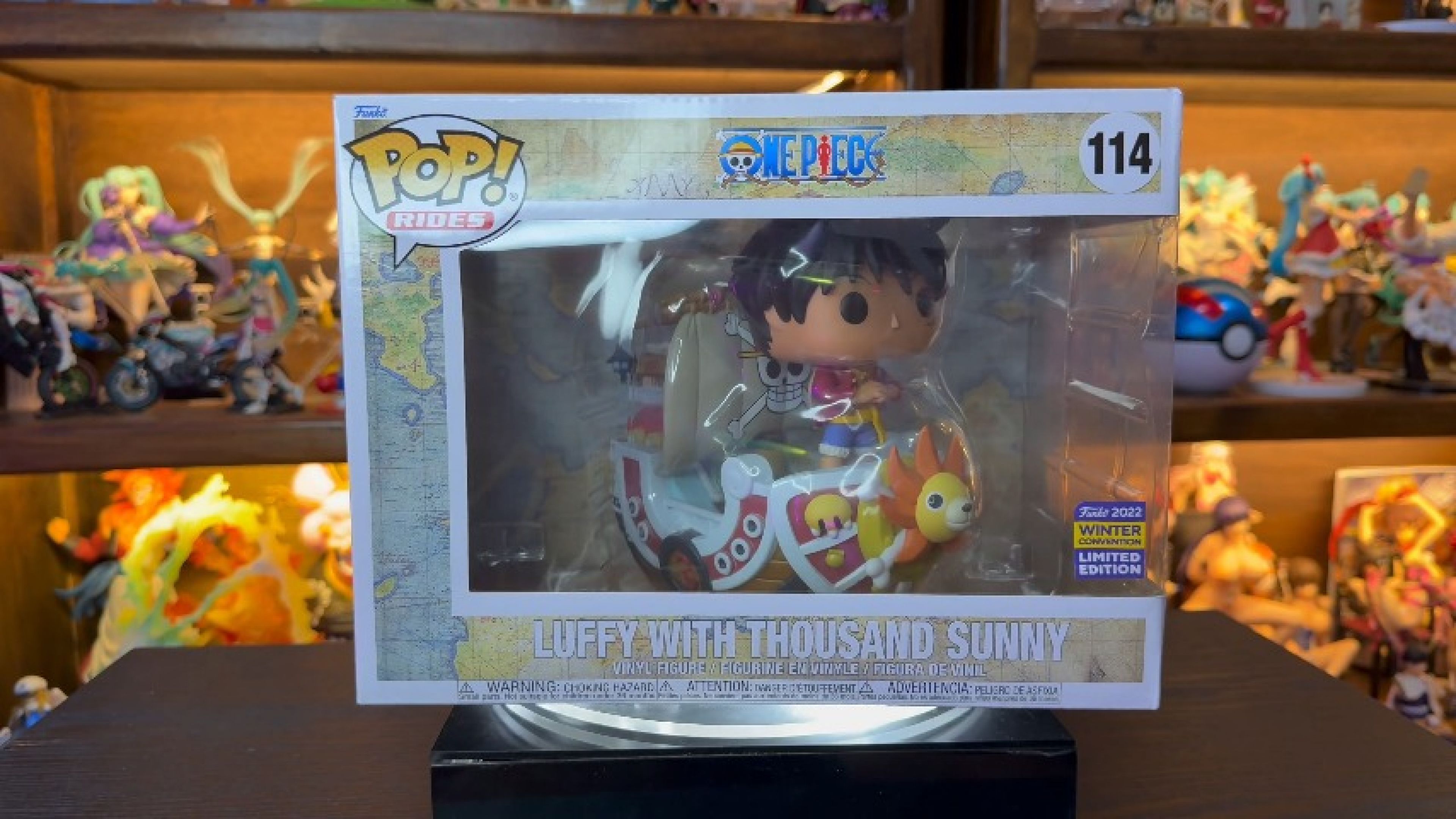 Luffy with Thousand Sunny Funko Pop 114 Rare Exclusive