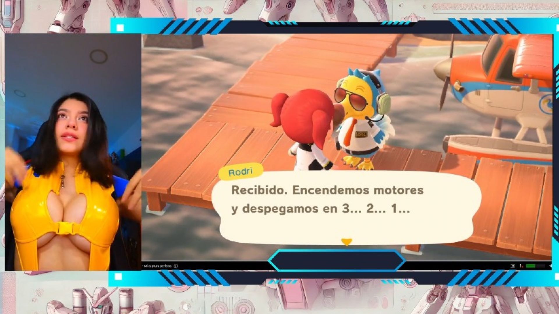 Trying to have this boobs in place while playing ACNH