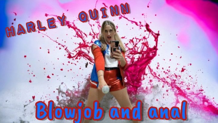 Harley Quinn blowjob and anal