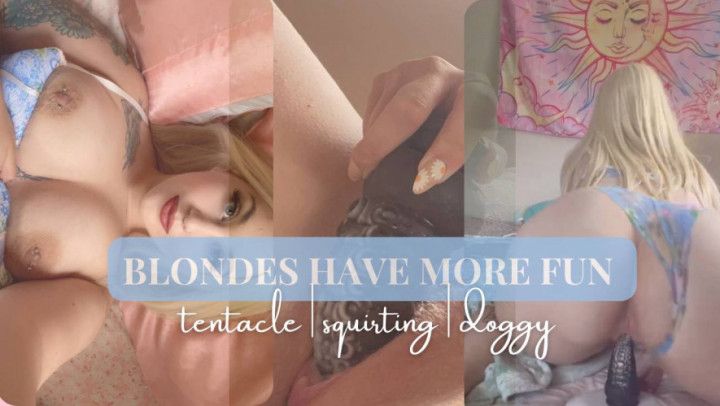 Tentacle Dildo Squirt Dripping Pussy