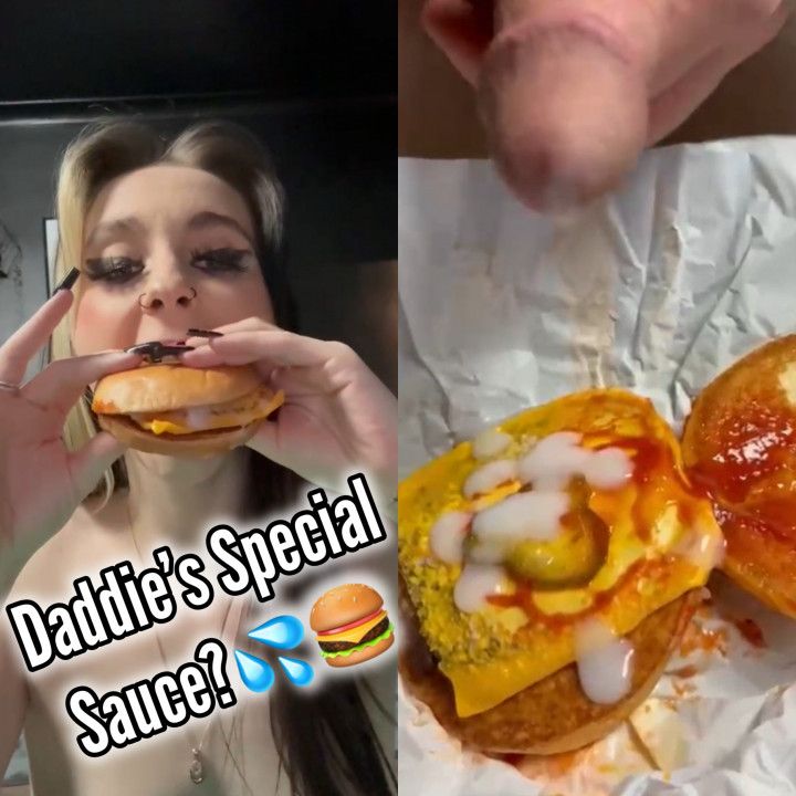 step-Daddies special sauce on my burger