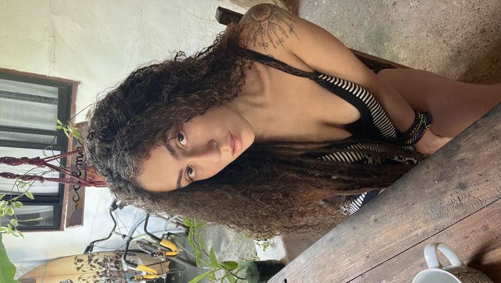 Hairy hippie loves to show you off