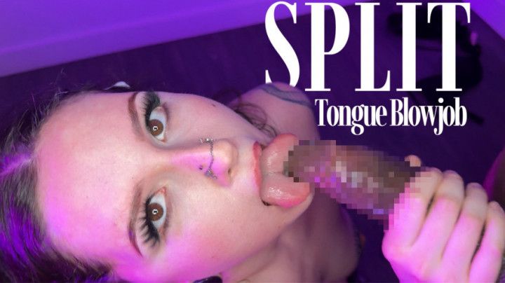 Sloppy Split Tongue BJ w/ Facial Finish