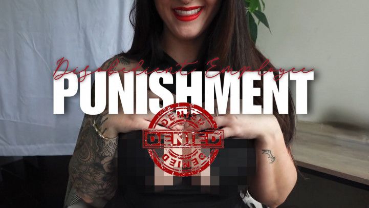 Disobedient Employee Punishment - pixelated