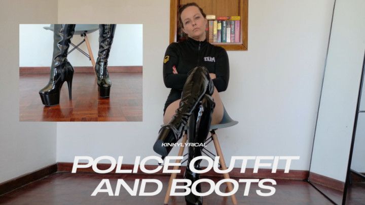 Police Outfit and Boots ASMR