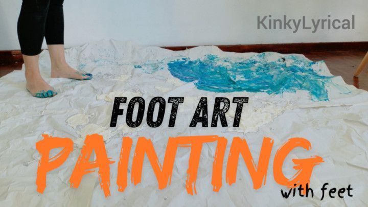 Foot Art - Painting with feet
