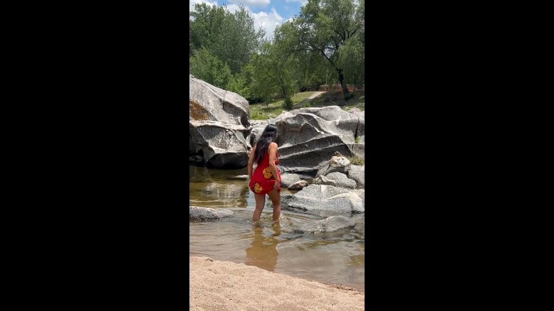 WALKING IN THE RIVER