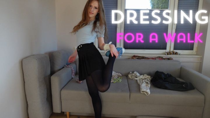 Dressing sexy for a walk