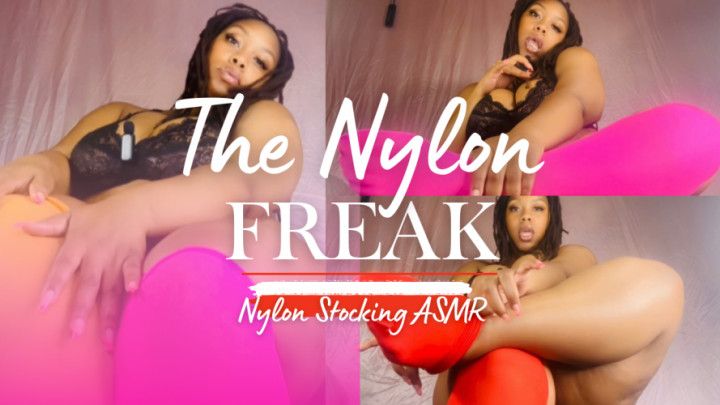 Nylon Foot Feet Fetish Wrinkled soles Ebony BBW feet ASMR