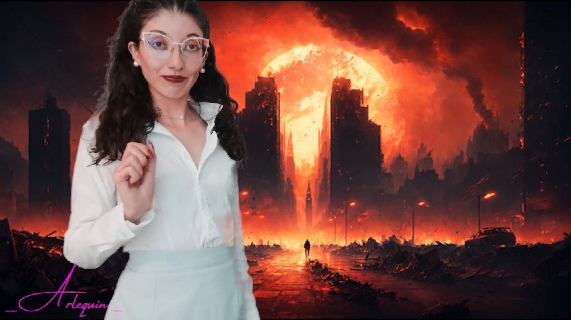 POV LADY NIGHT DEFEATS SUPERVILLAIN BOSS WITH SUPER SEX