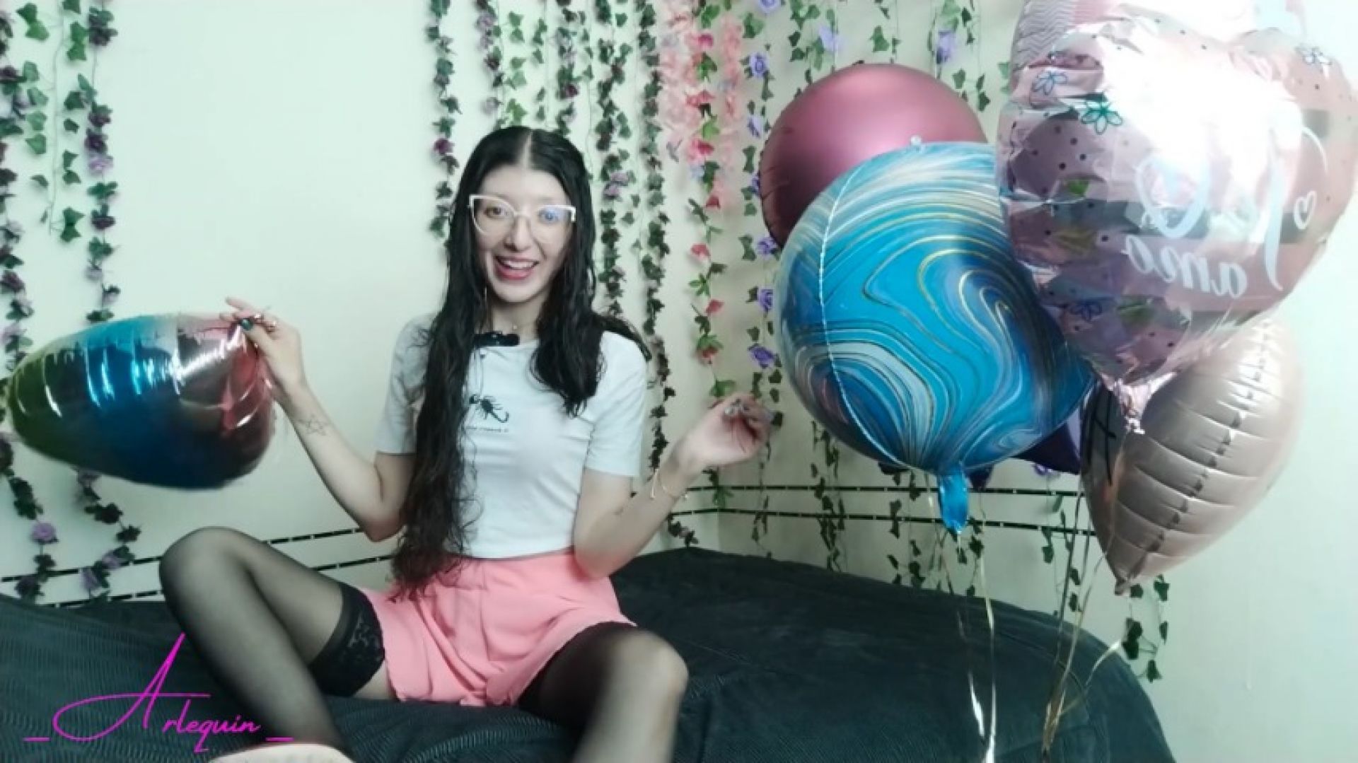 JOI SEXY SQUEAKY HELIUM VOICE WITH BEAUTIFUL MYLAR BALLOONS