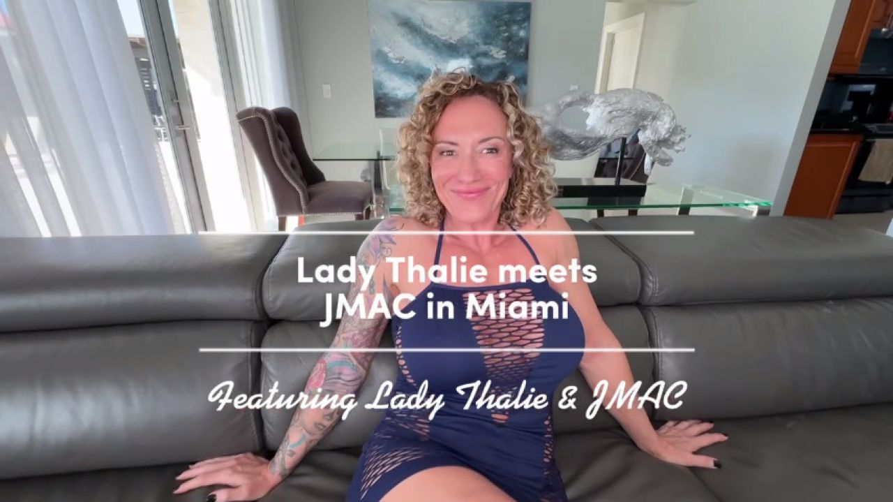 Lady Thalie meets Jmac in Miami