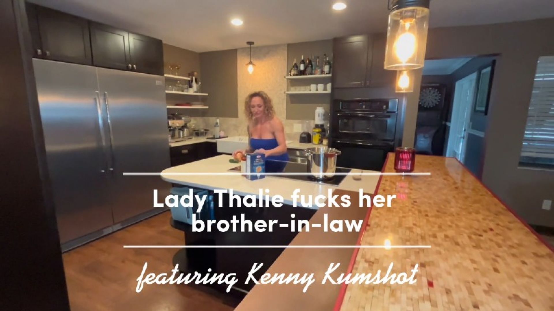 Lady Thalie fucks her step-brother-in-law