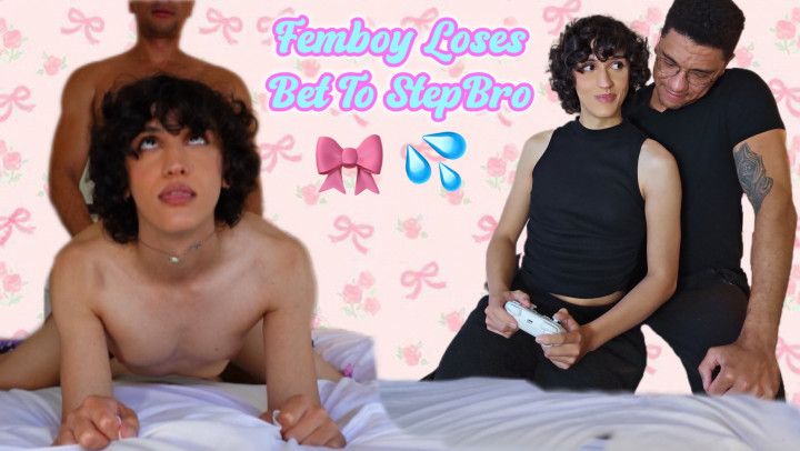 Femboy Loses Bet To Stepbro