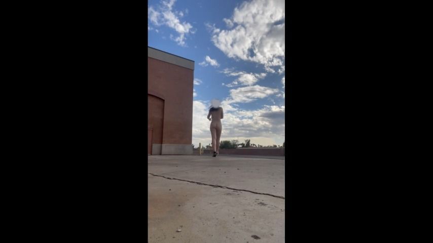 Walking naked in public
