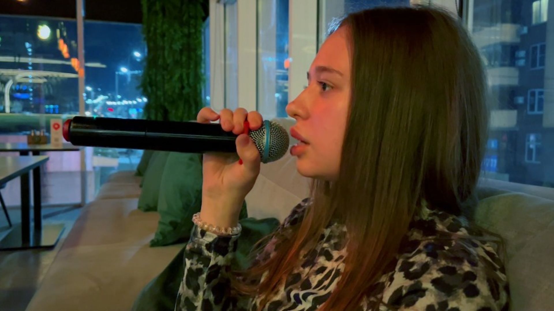 Our student sings beautifully again