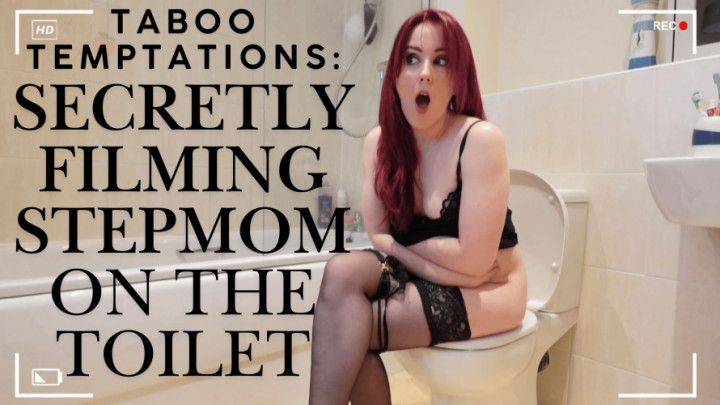 Taboo Temptations: Secretly filming step-mom on the toilet