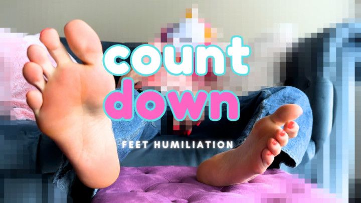 4K][ASMR][Binaural] Feet Worship Humiliation Countdown JOI