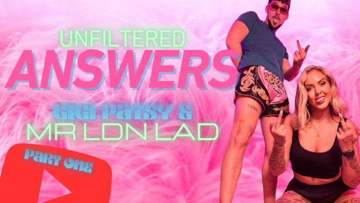 Unfiltered Answers, Gigi Patsy x Mr Ldn Lad, BTS Travel