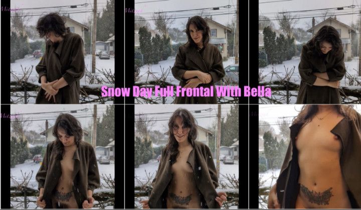 Snow Day Full Frontal With Bella