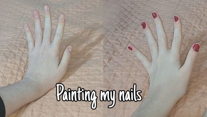 Painting my nails