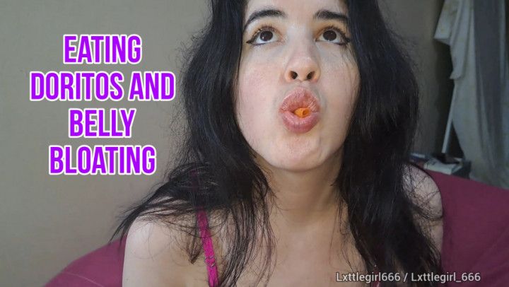Eating doritos and belly bloating