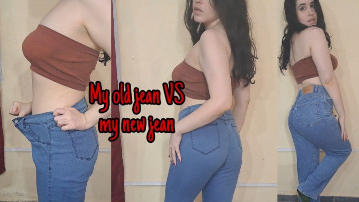 My old jeans VS my new jeans