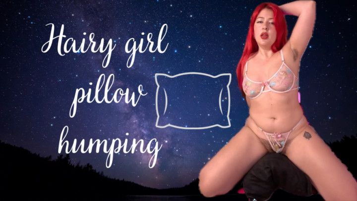 Hairy Girl Pillow humping