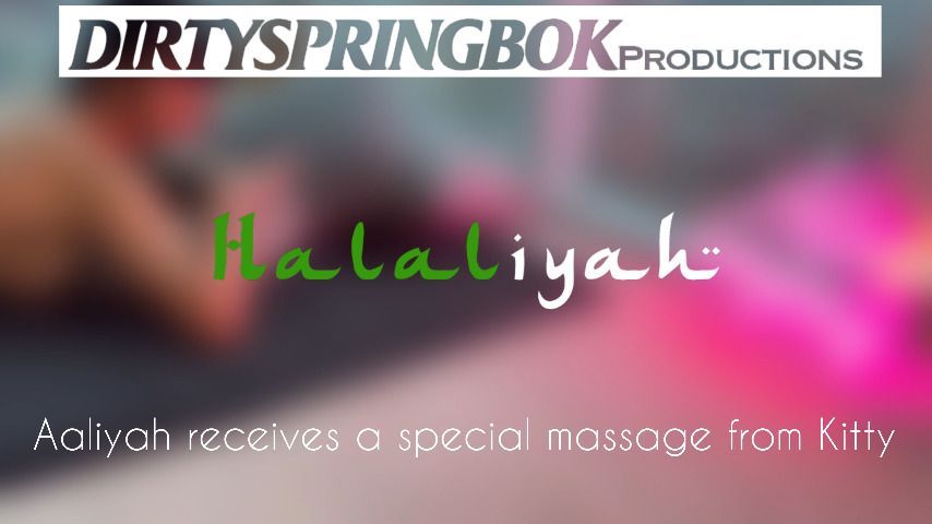 Aaliyah receives a special massage from Kitty
