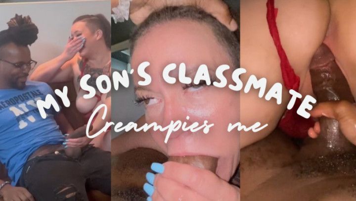 I let my step-son's school friend fuck me