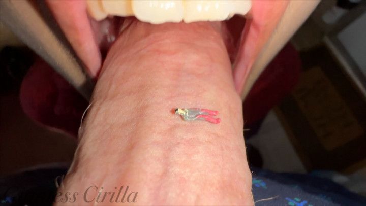 Giantess Cirilla - Couples Tiny Sex Toy Part 1