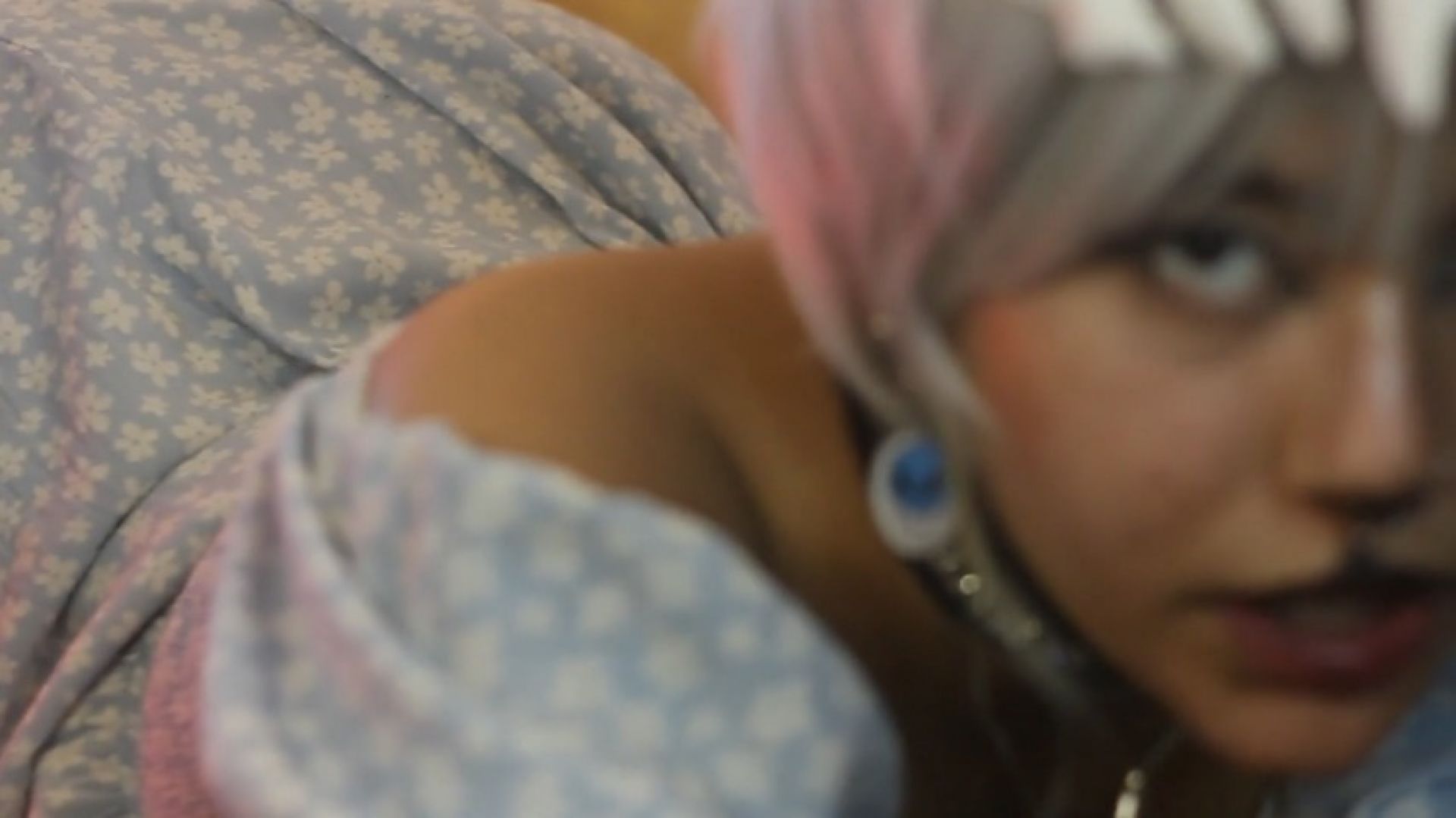 Sexy wolf girl looks at her prey Sweet Waifu