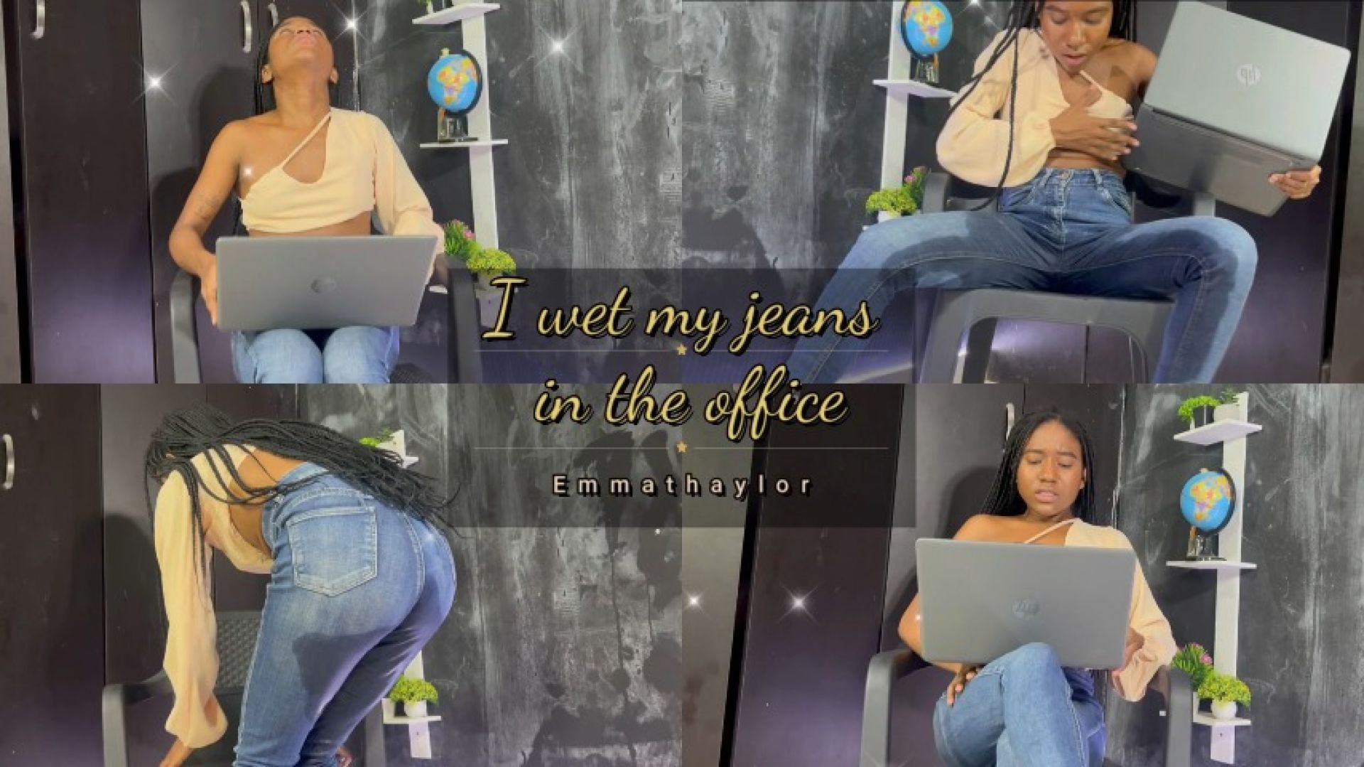 I wet my jeans in the office