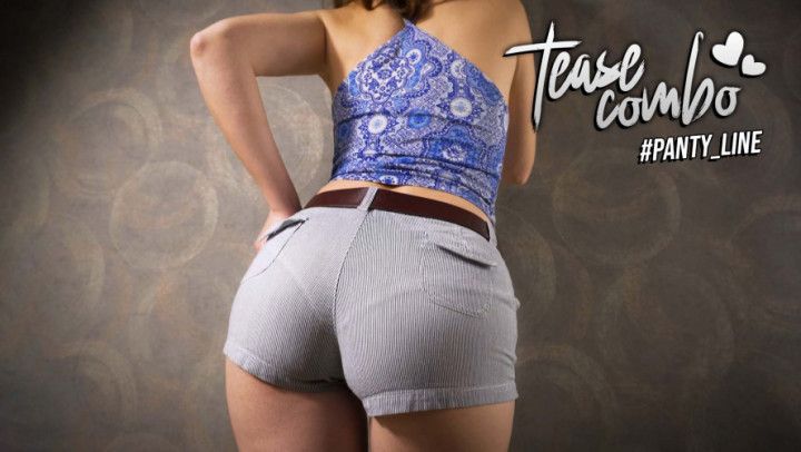 Amateur Milf In Tight Shorts Tease Visible Panty Line