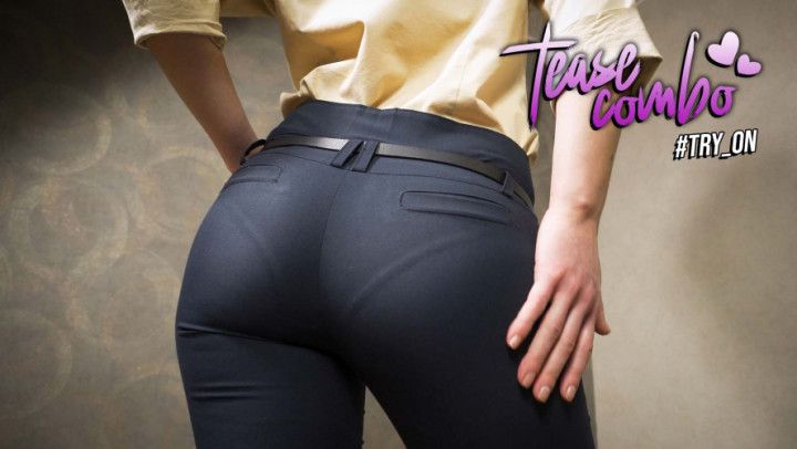 Showing Off My New Tight Work Trousers