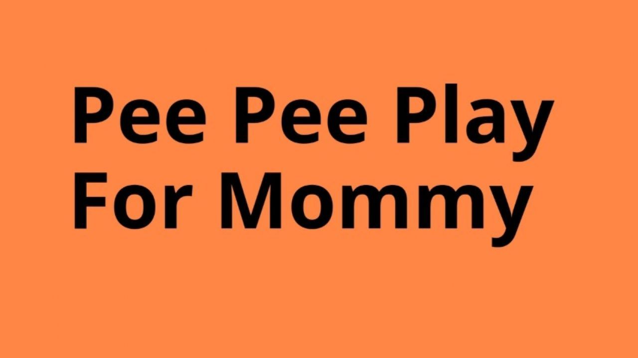 Pee Pee play for step-Mommy