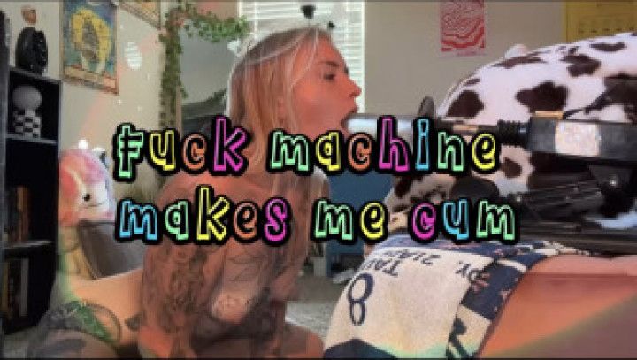 fuck machine makes me cum