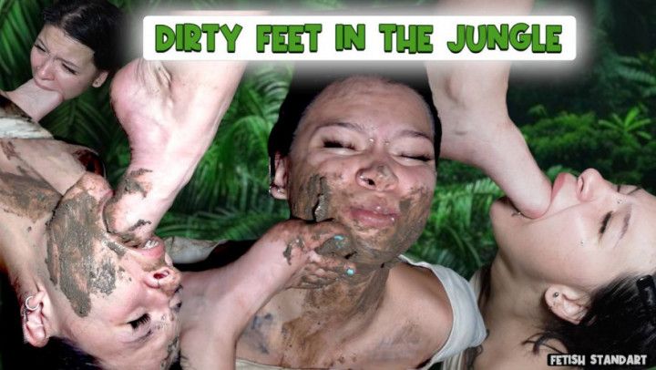 Dirty feet in the jungle