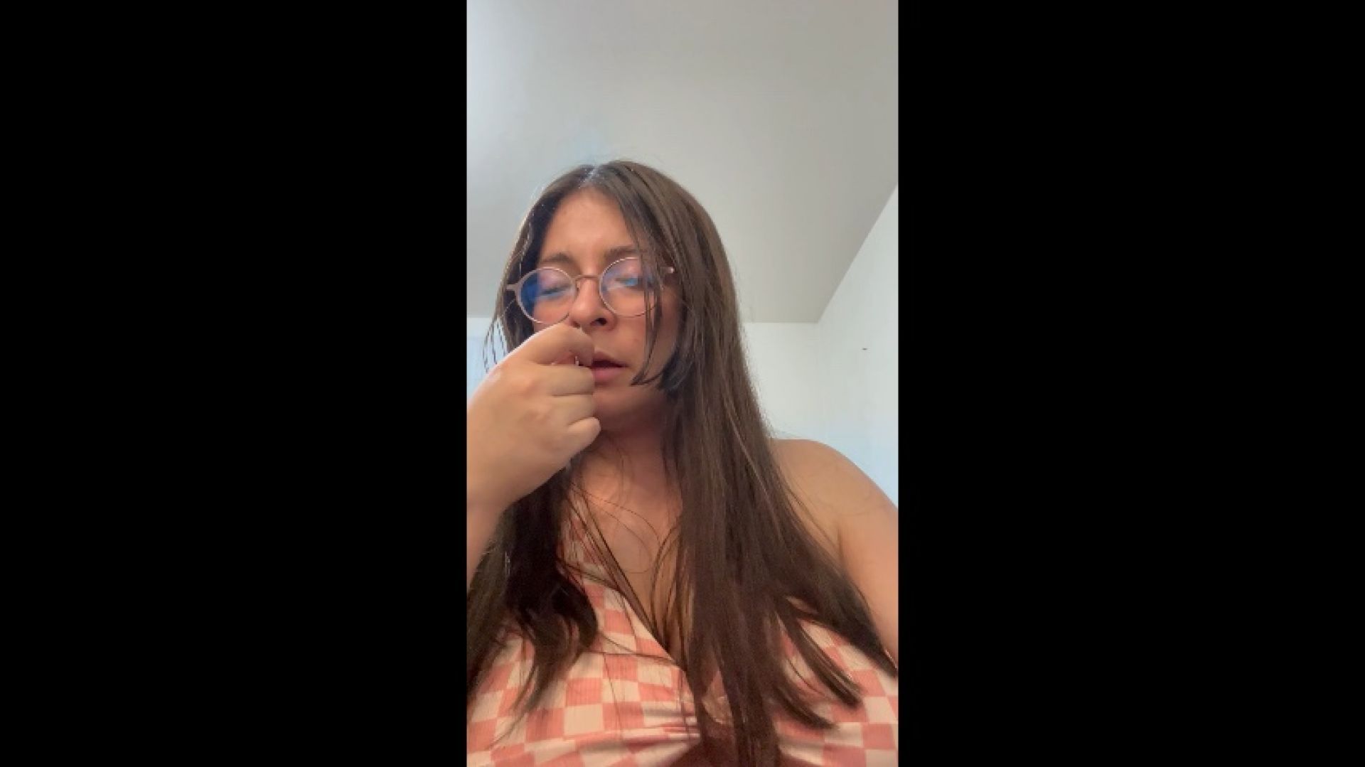 Sneezing and didn't write pink