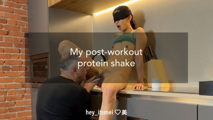 My post-workout protein shake