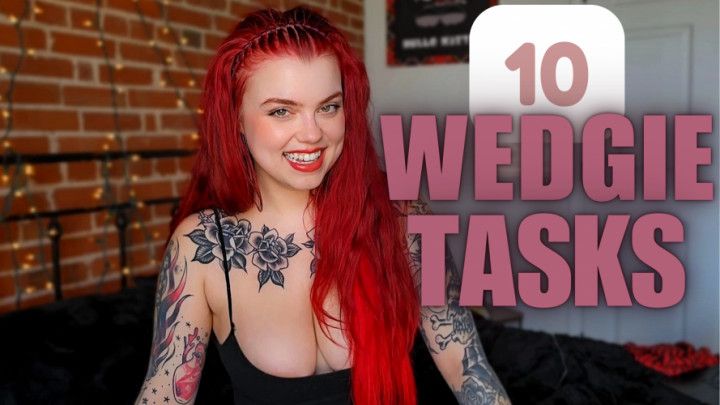 10 Wedgie Tasks - Wedgie Humiliation - Ginger Rae